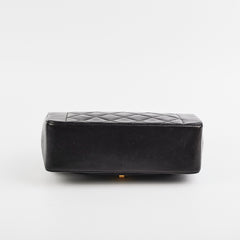 Chanel Small Vintage Diana Lambskin Black