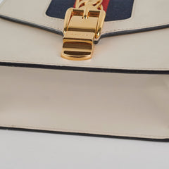 Gucci White Mini Sylvie Crossbody Bag