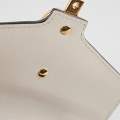 Gucci White Mini Sylvie Crossbody Bag