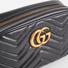 Gucci Marmont Small Camera Bag Black