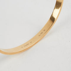 Cartier Love Bracelet Yellow Gold Size 21