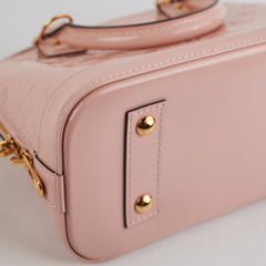 Louis Vuitton Alma BB Patent Pink