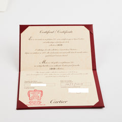 Cartier Love Ring with 3 Diamond Pink Gold Size 64