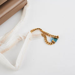 Saint Laurent Kate Tassel Taupe Small