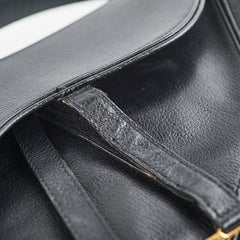 Christian Dior Vintage Shoulder Black Bag