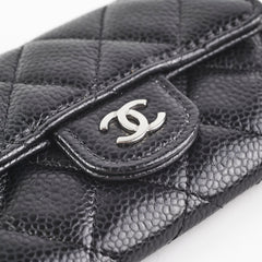 Chanel Caviar Flap Cardholder Black