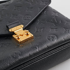 ITEM 14 - Louis Vuitton Pochette Metis Empreinte Black