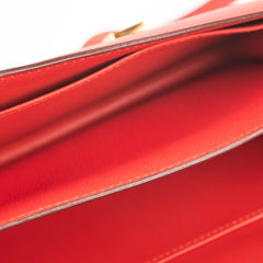 Hermes Constance 18 Epsom Rouge Casaque A Stamp