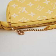 Louis Vuitton Mini Pochette Yellow