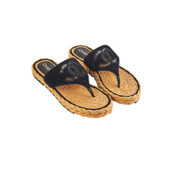 Chanel Sandals Black Size 40.5