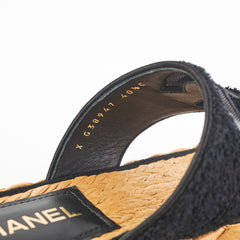 Chanel Sandals Black Size 40.5