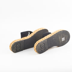 Chanel Sandals Black Size 40.5