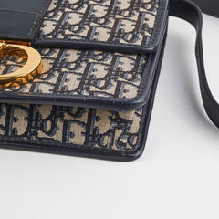 Christian Dior 30 Montaigne Navy Oblique