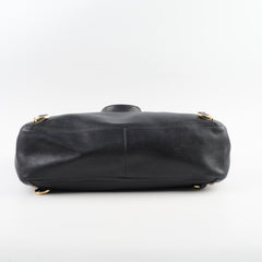 Gucci Leather Abbey Tote Black