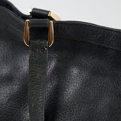 Gucci Leather Abbey Tote Black
