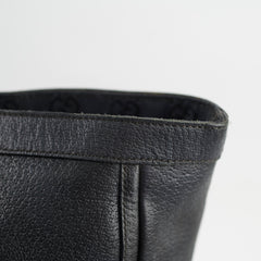 Gucci Leather Abbey Tote Black