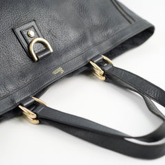 Gucci Leather Abbey Tote Black