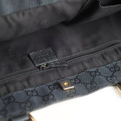 Gucci Leather Abbey Tote Black