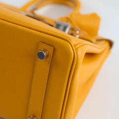 Hermes Birkin 25 PHW Moutarde Epsom P Square