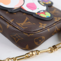 Louis Vuitton x Takashi Murakami Superflat Panda Pochette Accessories Monogram 2025