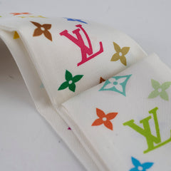Louis Vuitton Takashi Murakami Silk Multicolor White BB Bandeau 2025