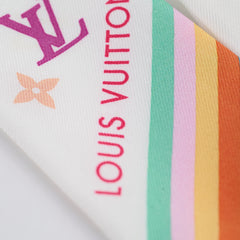 Louis Vuitton Takashi Murakami Silk Multicolor White BB Bandeau 2025