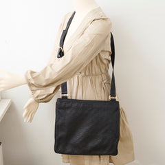 Gucci monogram leather satchel black