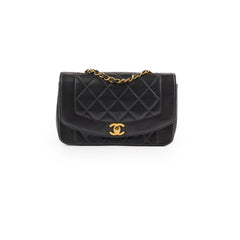 Chanel Small Diana Bag Black
