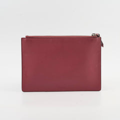 Gucci Gg Supreme Blooms Zip Pouch Clutch Monogram