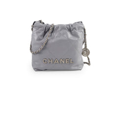 Chanel Mini 22 Grey (microchip)