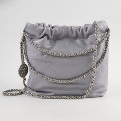 Chanel Mini 22 Grey (microchip)