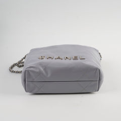 Chanel Mini 22 Grey (microchip)