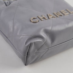 Chanel Mini 22 Grey (microchip)