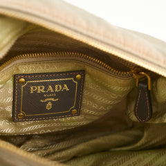Prada Nylon Shoulder Bag Khaki Green