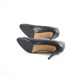 Chanel Black Heels Size 36.5