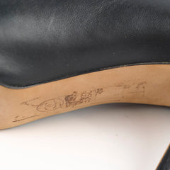 Chanel Black Heels Size 36.5