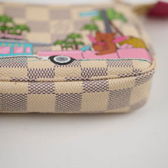 Louis Vuitton Mini Pochette Damier Azur Hollywood Animation