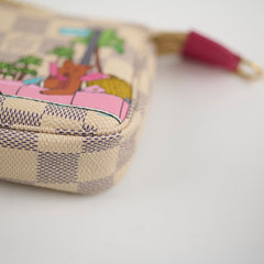 Louis Vuitton Mini Pochette Damier Azur Hollywood Animation