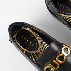 Gucci Woman Loafers Black Size 36.5