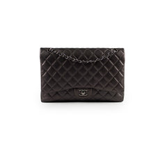 Chanel Maxi Flap Metal Grey