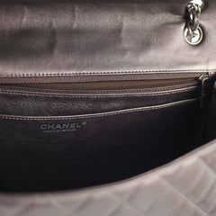 Chanel Maxi Flap Metal Grey