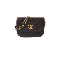 Chanel Messenger Bag Dark Brown