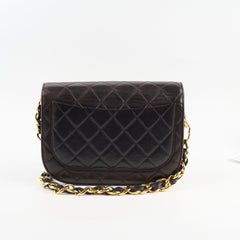 Chanel Messenger Bag Dark Brown