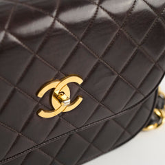 Chanel Messenger Bag Dark Brown