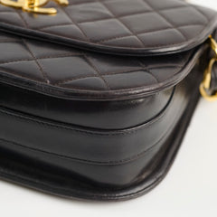 Chanel Messenger Bag Dark Brown