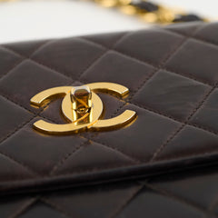 Chanel Messenger Bag Dark Brown