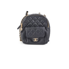 Chanel Mini Caviar Black Backpack - Series 26