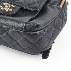 Chanel Mini Caviar Black Backpack - Series 26