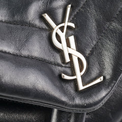 Saint Laurent Lou Small Black Backpack