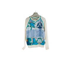 Hermes Sweater Knitwear Blue/Green Size 38